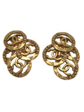 Chanel Earrings 23 Silver